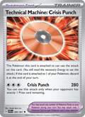 Technical Machine: Crisis Punch 90/91 Paldean Fates English Pokémon card