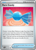 Rare Candy 89/91 Paldean Fates English Pokémon card
