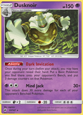 Dusknoir 53/147 Burning Shadows English Pokémon card