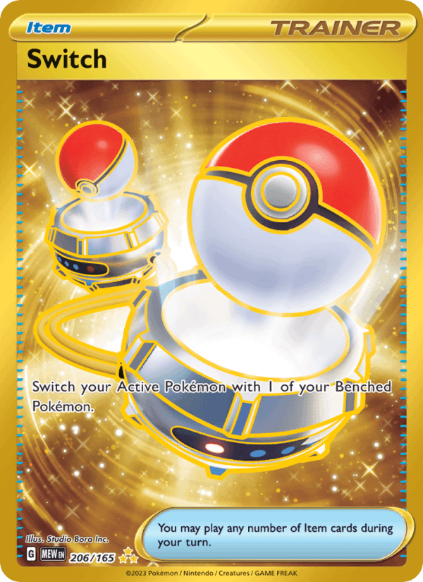Switch 206/165 151 English Pokémon card