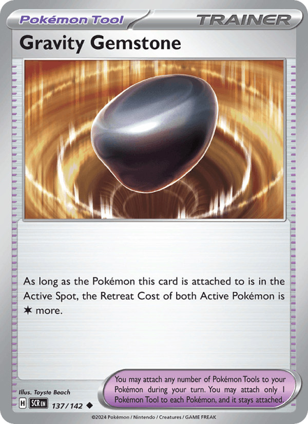 Gravity Gemstone 137/142 Stellar Crown English Pokémon card