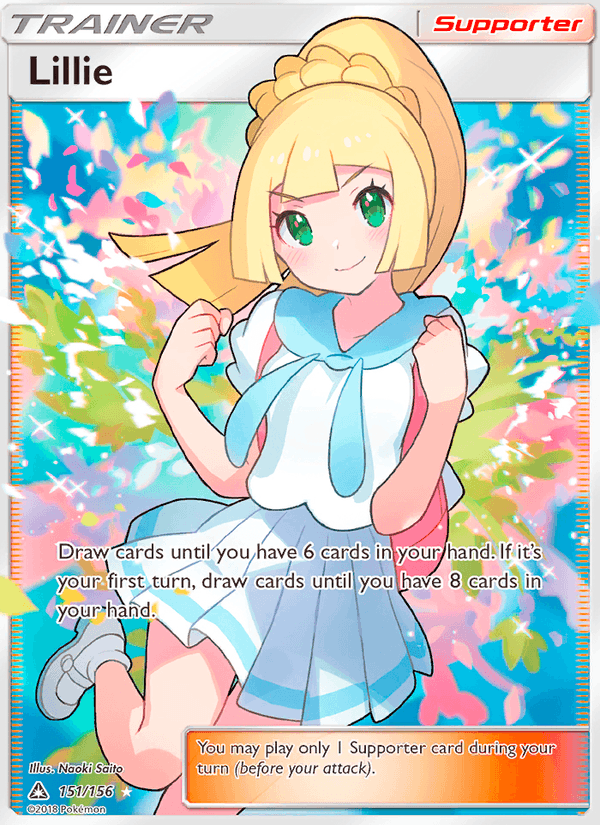Lillie 151/156 Ultra Prism English Pokémon card
