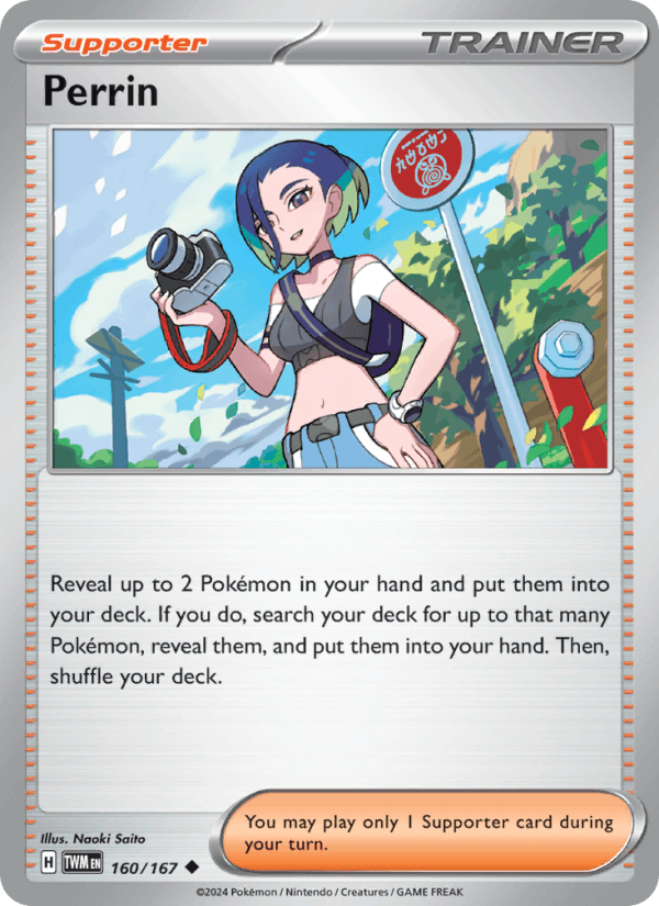 Perrin 160/167 Twilight Masquerade English Pokémon card