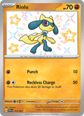 Riolu 173/91 Paldean Fates English Pokémon card