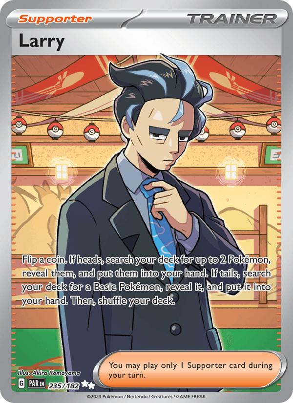 Larry 235/182 Paradox Rift English Pokémon card