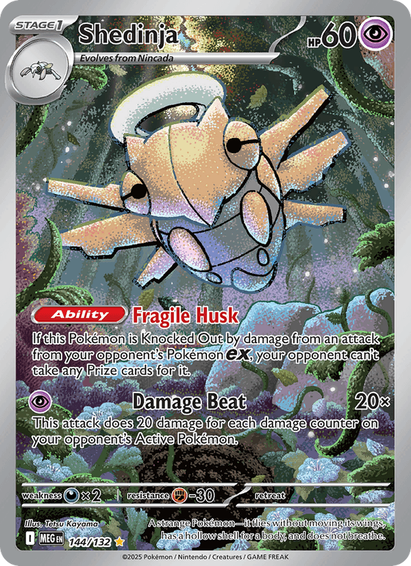 Shedinja 144/132 Mega Evolution English Pokémon card