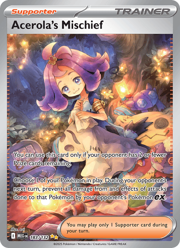 Acerola's Mischief 183/132 Mega Evolution English Pokémon card