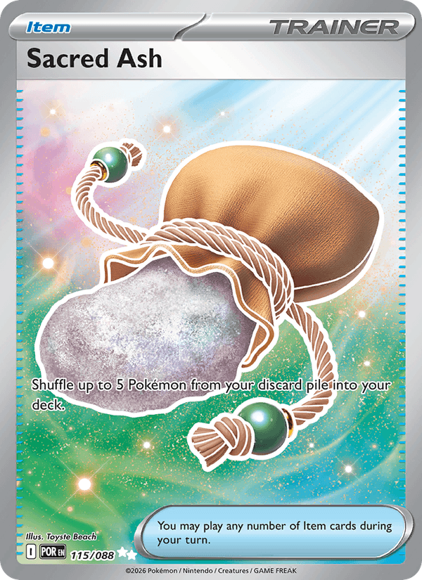 Sacred Ash 115/88 Perfect Order English Pokémon card
