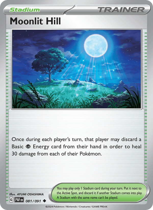 Moonlit Hill 81/91 Paldean Fates English Pokémon card