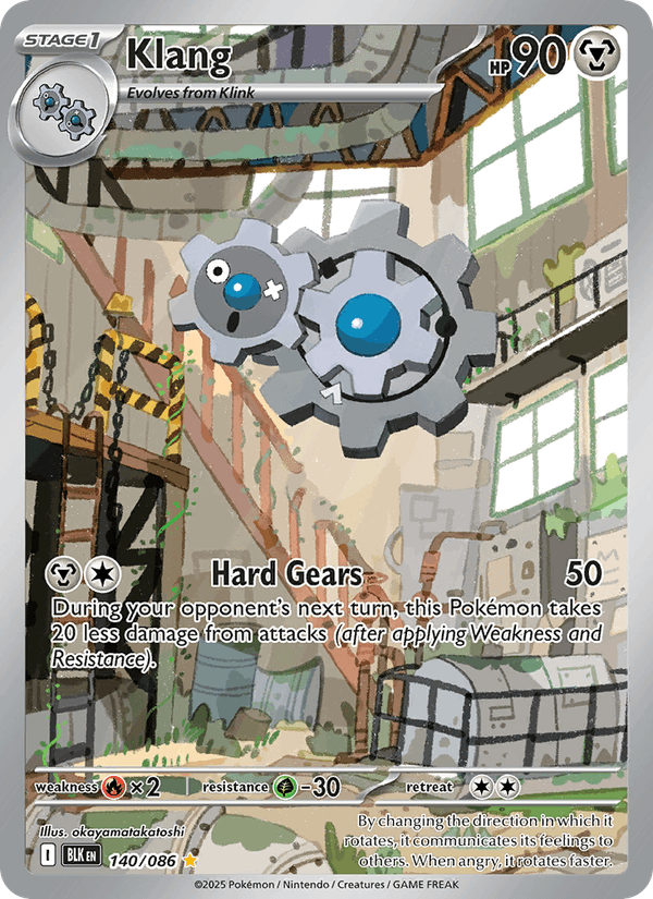 Klang 140/86 Black Bolt English Pokémon card