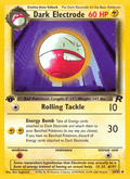 Dark Electrode 34/82 Team Rocket English Pokémon card