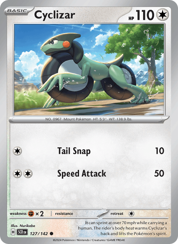 Cyclizar 127/142 Stellar Crown English Pokémon card