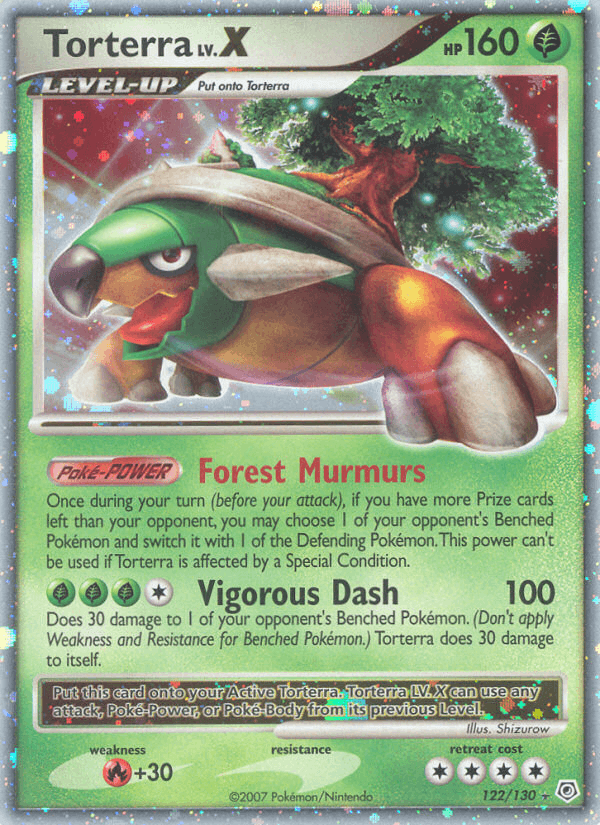 Torterra 122/130 Diamond & Pearl English Pokémon card