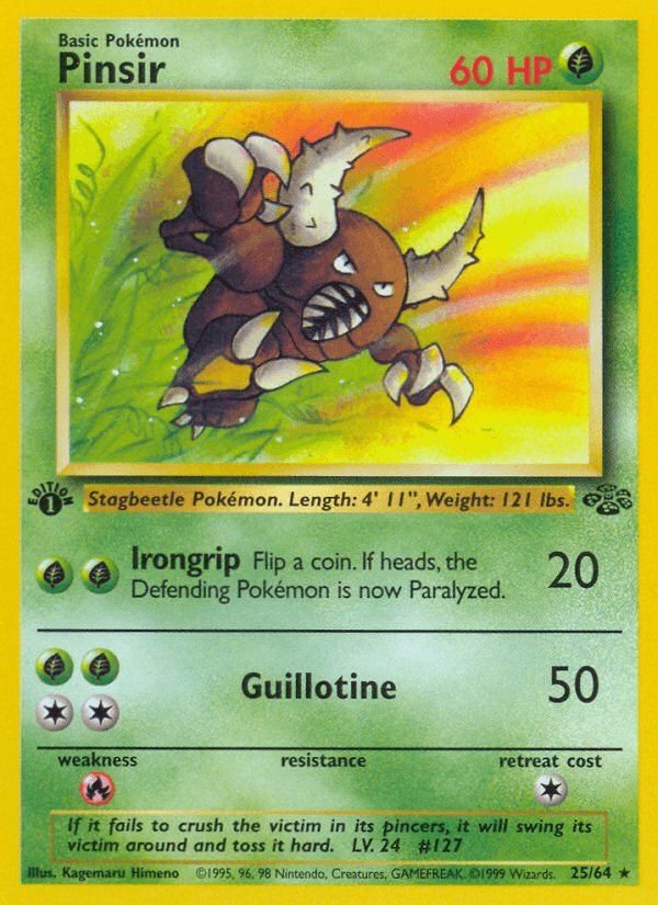 Pinsir 25/64 — Jungle [EN] — FrostPeak Collectibles
