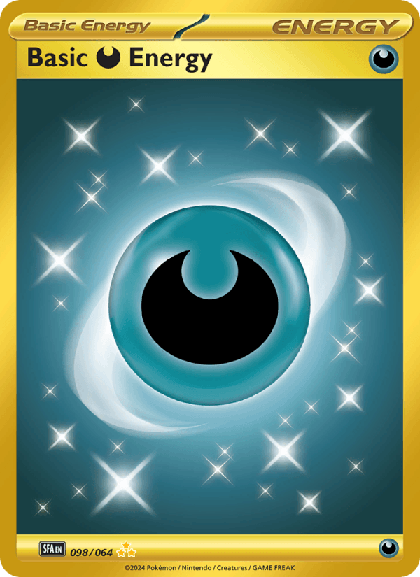 Basic Darkness Energy 98/64 Shrouded Fable English Pokémon card