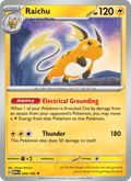 Raichu 26/165 151 English Pokémon card