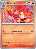 Simisear 23/191 Surging Sparks English Pokémon card