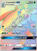 Lurantis GX 150/149 Sun & Moon Base Set English Pokémon card