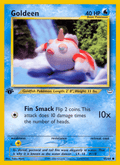 Goldeen 45 Neo Revelation English Pokemon card
