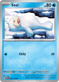 Seel 86/165 151 English Pokémon card