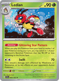 Ledian 3/142 Stellar Crown English Pokémon card