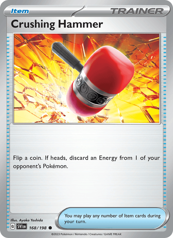 Crushing Hammer 168/198 Scarlet & Violet English Pokémon card