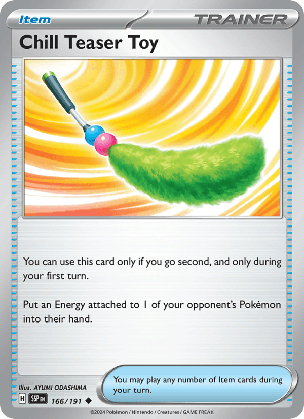 Chill Teaser Toy 166/191 Surging Sparks English Pokémon card