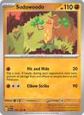 Sudowoodo 109/193 Paldea Evolved English Pokémon card