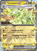 Tyranitar ex 66/197 Obsidian Flames English Pokémon card