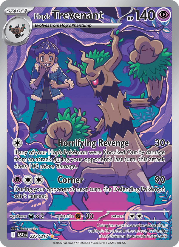 Hop's Trevenant 237/217 Ascended Heroes English Pokémon card