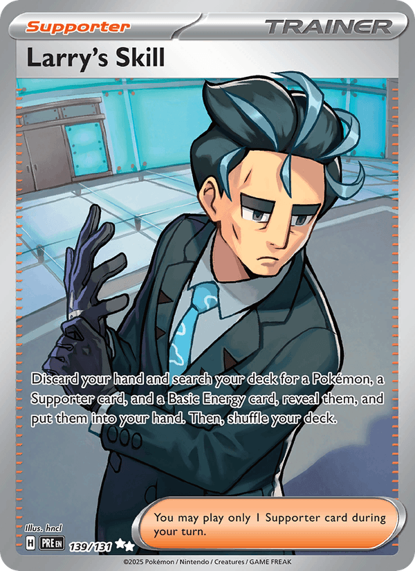 Larry's Skill 139/131 Prismatic Evolutions English Pokémon card