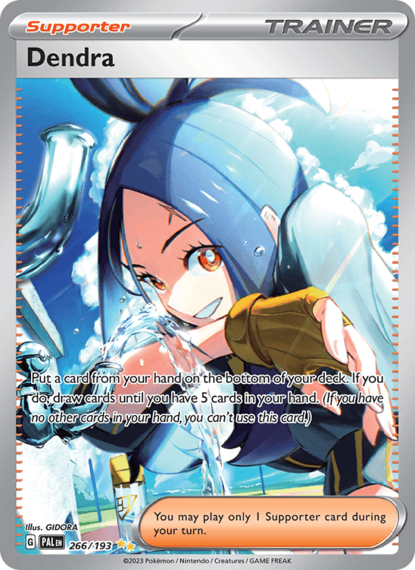 Dendra 266/193 Paldea Evolved English Pokémon card