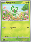 Sprigatito 13/193 Paldea Evolved English Pokémon card