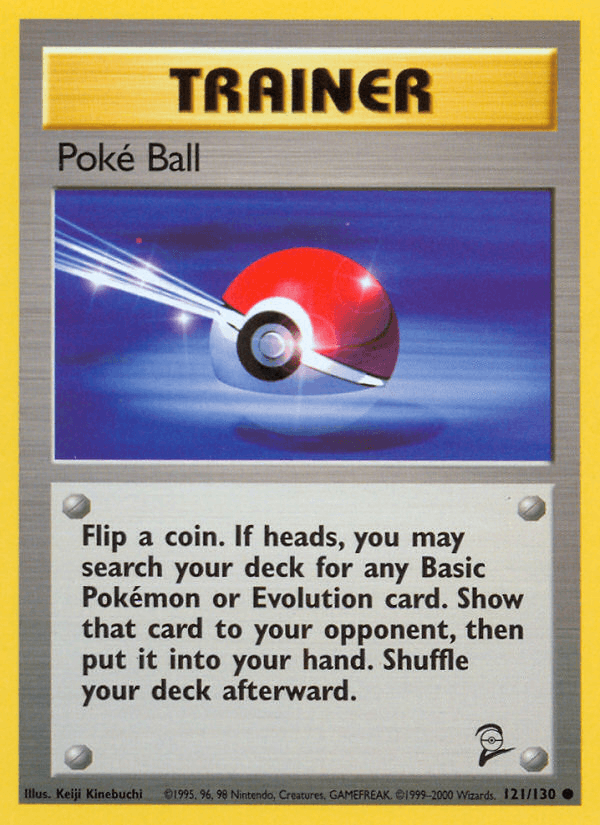 Poké Ball 121/130 Base Set 2 English Pokémon card