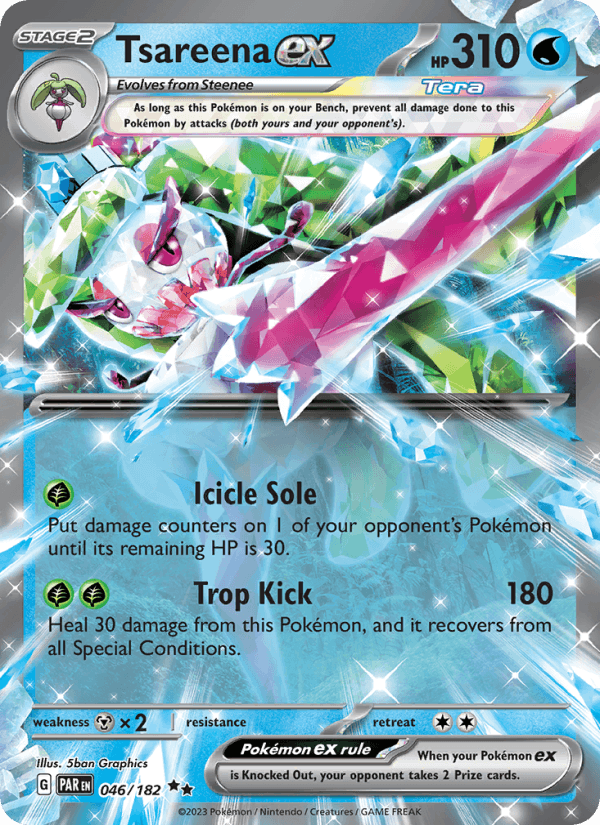 Tsareena ex 46/182 Paradox Rift English Pokémon card