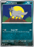 Poochyena 105/162 Temporal Forces English Pokémon card