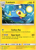 Lanturn 50/149 Sun & Moon Base Set English Pokémon card