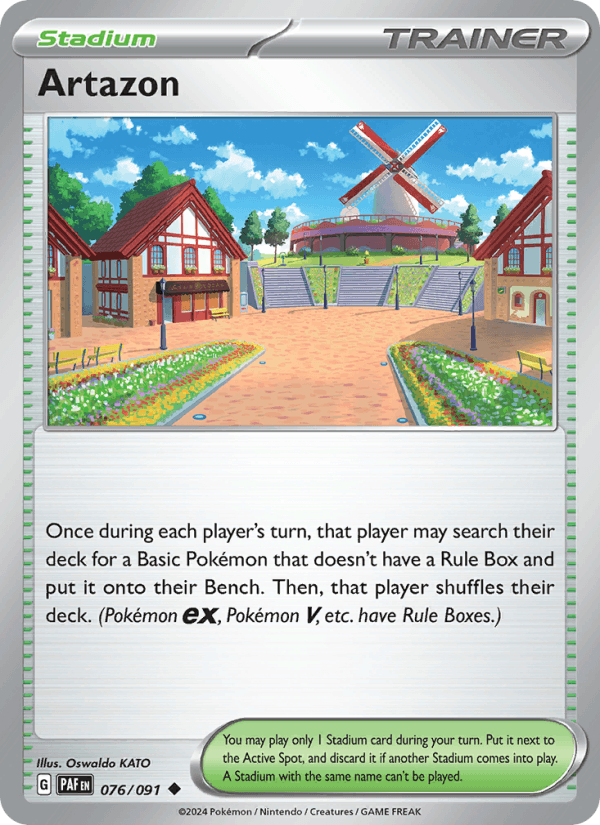Artazon 76/91 Paldean Fates English Pokémon card