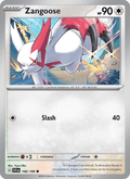 Zangoose 146/198 Scarlet & Violet English Pokémon card