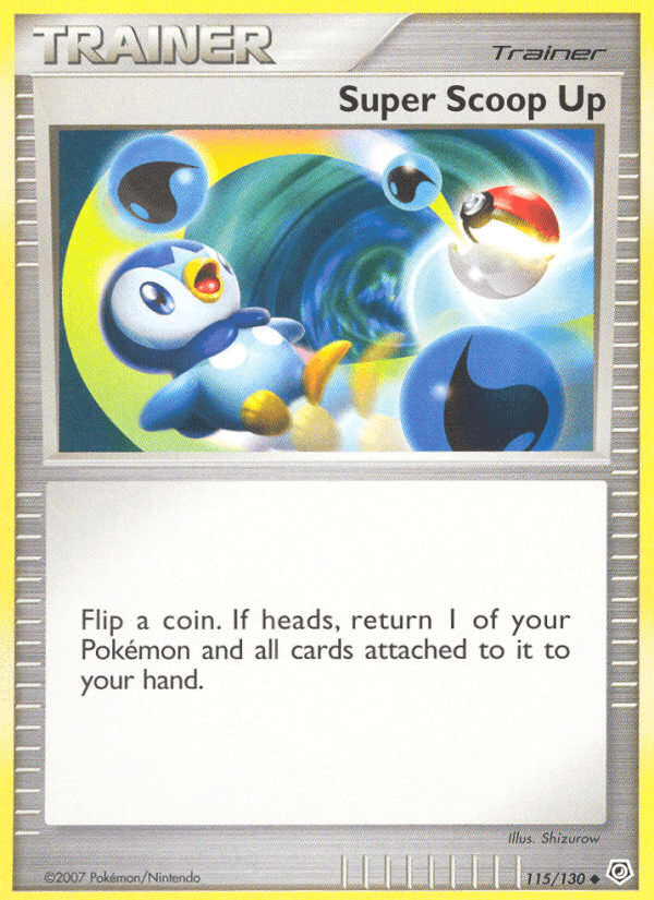 Super Scoop Up 115/130 Diamond & Pearl English Pokémon card