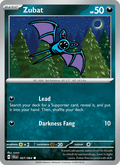 Zubat 27/64 Shrouded Fable English Pokémon card