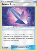 Poison Barb 124/149 Sun & Moon Base Set English Pokémon card