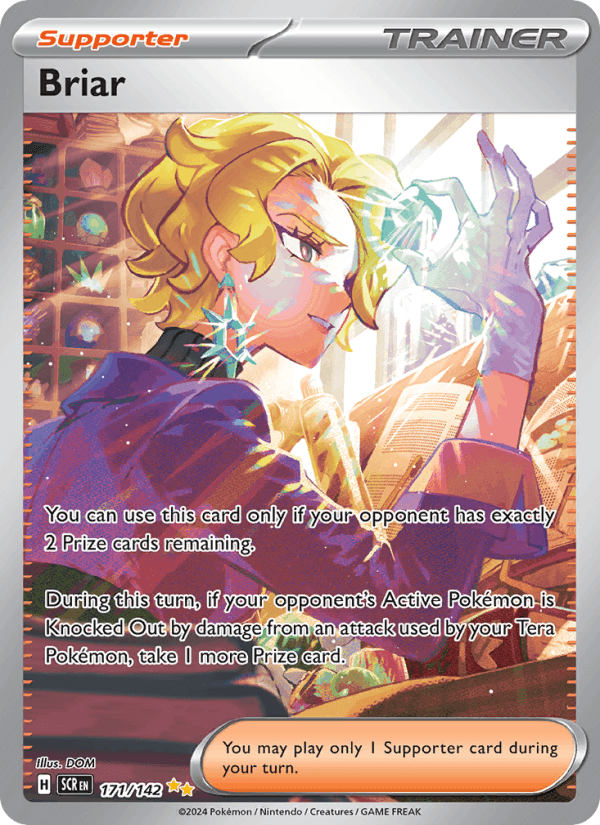Briar 171/142 Stellar Crown English Pokémon card