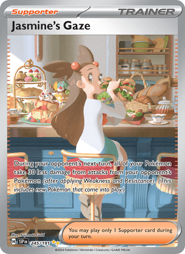 Jasmine's Gaze 245/191 Surging Sparks English Pokémon card