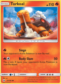 Torkoal 23/149 Sun & Moon Base Set English Pokémon card