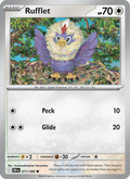 Rufflet 77/86 Black Bolt English Pokémon card