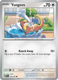 Yungoos 176/197 Obsidian Flames English Pokémon card