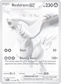 Reshiram ex 173/86 White Flare English Pokémon card