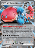 Orthworm ex 110/142 Stellar Crown English Pokémon card