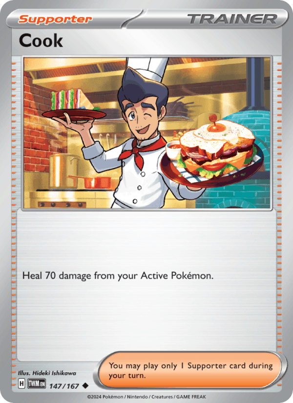 Cook 147/167 Twilight Masquerade English Pokémon card